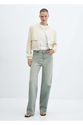 MANGO Woman Natural Women's Jacket - 67054033