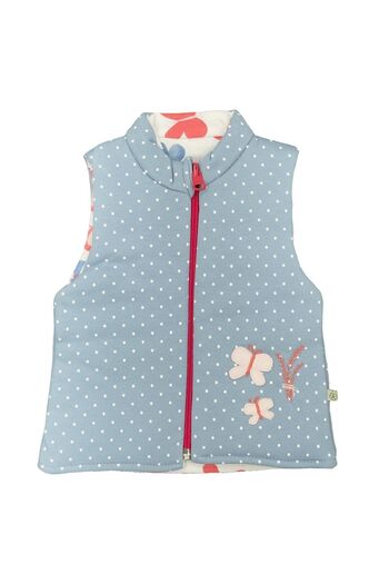 Biorganic Wild Flowers Fiber Baby Vest 61452