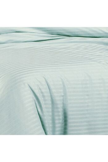 In House Kufic | 3 Pieces Striped Comforter Set - King - 260x240 cm - Light Green