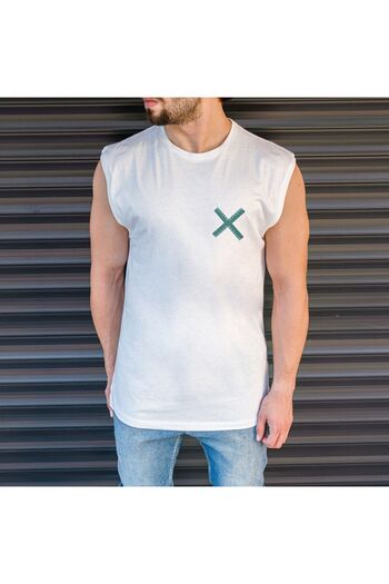 Pasage White Oversize 'Be Contrary' Printed T-Shirt