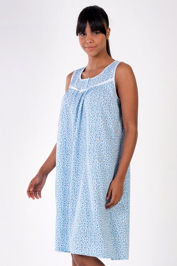 VİENETTA Cotton Women's Thick Strap Short Length Nightdress 
 , 161391