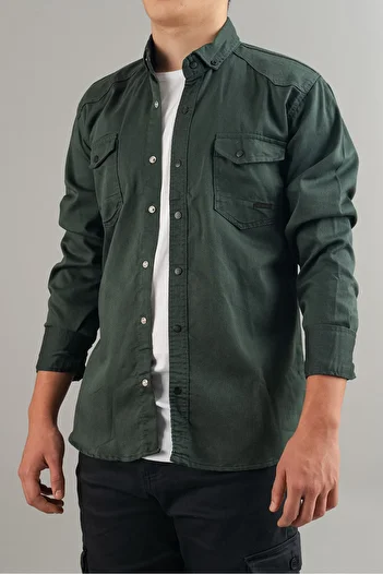 bombe Чоловічі джинсові штани Slim Fit Gomlek Nefti