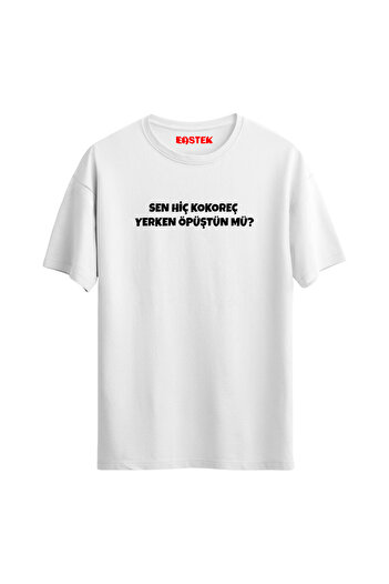 Açık Garaj «Σου έχεις φιληθεί ποτέ;» Μπλουζάκι Unisex με στάμπα