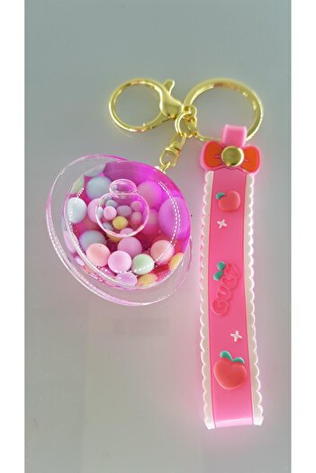 SONES Pink Water Bag Ornament Home Car Keychain |   Sns900167