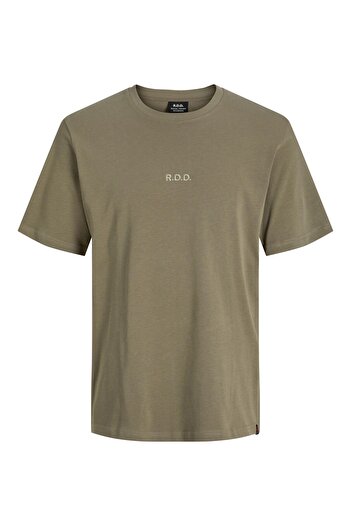 R.D.D. ROYAL DENIM DIVISION T-Shirt RDD bedrucktes Rundhals-T-Shirt