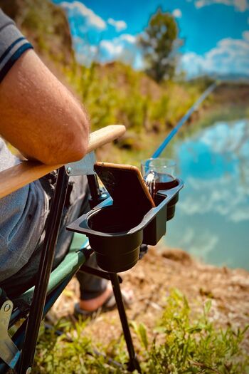 H&R PLASTİK Camping Chair Cup Holder Beverage Phone Holder Apparatus (MAGAZADA 7 COLOR OPTIONS)