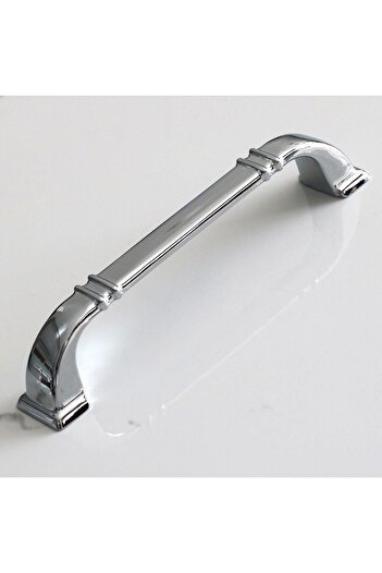 Badem10 Mâner de culoare cromată Roma, 160 mm, mobilier din metal, sertar de bucătărie, mâner pentru ușă dulapului, mâner pentru dulap