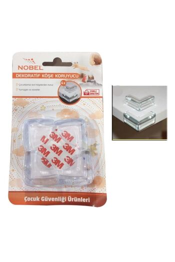 Nobel Decorative Corner Protector Baby Safety 4 Pieces
