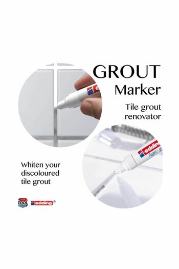 Edding 8200 tile joint marker white