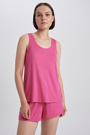 DeFacto Fall In Love Regular Fit Atlet Şort Pijama Takımı A9253ax23hs