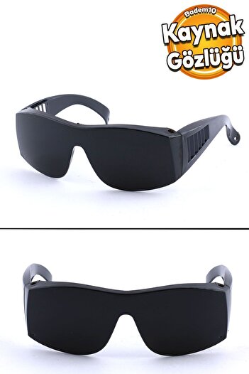 Badem10 Welder Work Security Safety Protective Goggle Dust Glasses Proof Glasses Black
