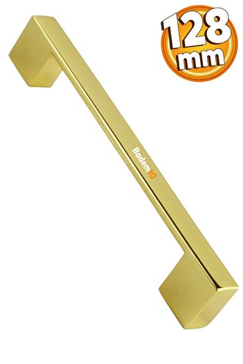 Badem10 Gölcük Sertar de bucătărie pentru mobilier plat cu mâner metalic și jumătate de 128 mm
