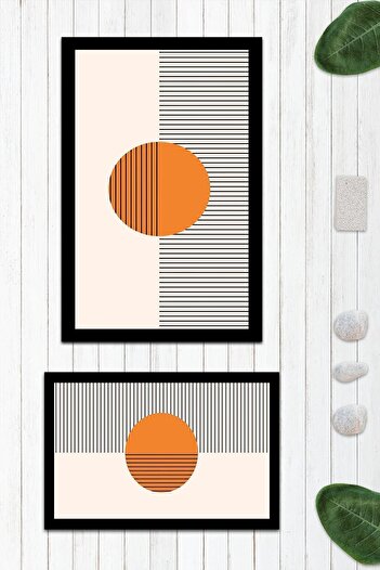 Evmila Πακέτο 2 Πατάκια μπάνιου με σχέδια - 50x60 cm και 60x100 cm