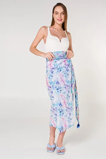 Miespiga Espiga Voile Beach Skirt Pareo