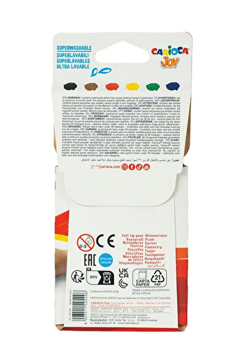 CARIOCA Set of 6 Magic Erasable Felt Tip Crayons