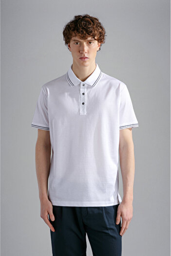 PAUL&SHARK Men's Knitted Poloshirt C.WCotton