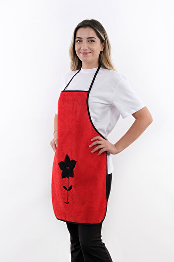 sevilya Wellsoft Embroidered Liquid Proof Waterproof Kitchen Apron