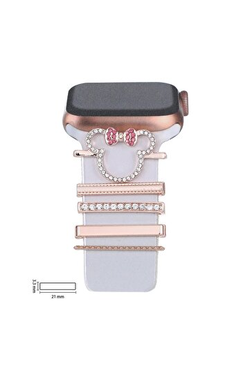 PSGT Mickey  Watch  Uyumlu  Watchband Süsü Charm Kordon Süsü