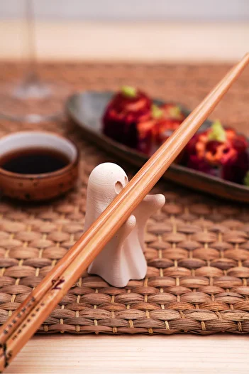 sin istanbul Beige Color Mini Ghost Chopstick Holder