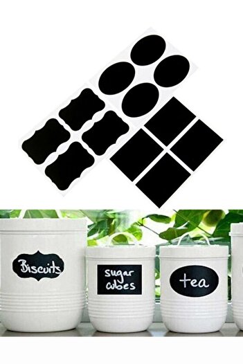 Kt Grup Writable Jar Labels 96 Pieces