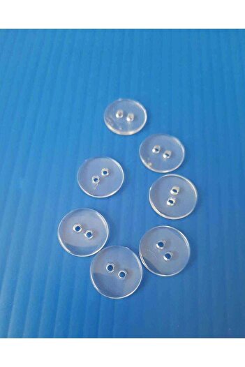 İMREN AKSESUAR Button Transparent 2.5 Cm 1 Pack 10 Pieces