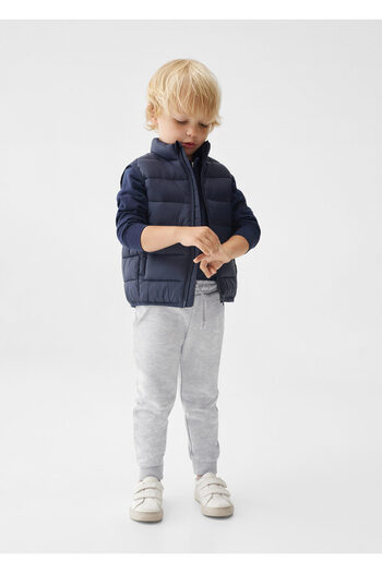 MANGO Baby Boy Metal Gray Pants -57972884