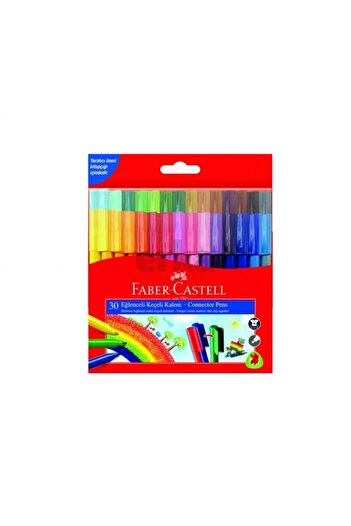 Faber Castell Set of 30 Fun and Felt-tip Pens