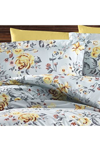 In House Oslo | 8 Pieces Ranforse Cotton Comforter Set - King - 260x240 cm - 24954-v6 - Multicolor