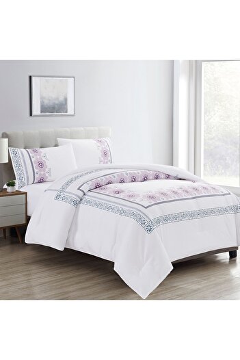 In House Hissar | 4 Pieces Summer Comforter Set - King - 260x240 cm - Multicolor