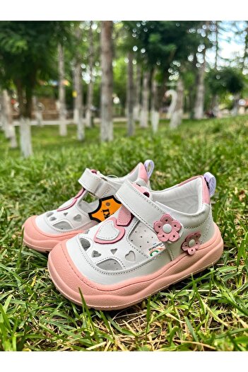 NİNO BEBE Nino Genuine Leather Orthopedic Sole Baby Girl First Step Shoes