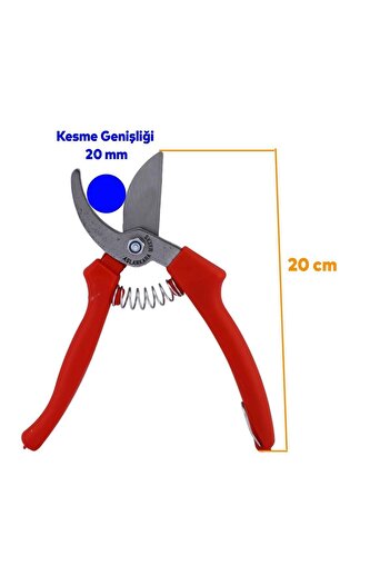Badem10 Branch Pruning Cutting Vineyard Scissors Garden Plant Flower Rose Tree Grape Sprout Stick Chopstick Knife Scissors 20 mm