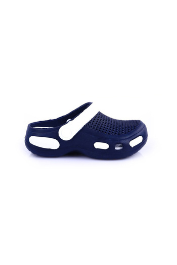 DGN Navy Blue White Children's Filet Sabo Slippers - 20Y 15198161112691