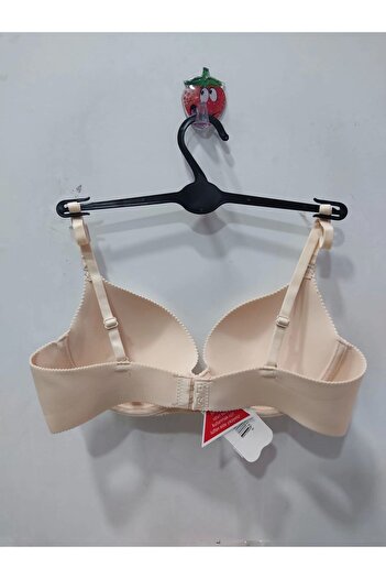 F.K Fk Laser Cut, Removable Strap - Supported, Underwire Salmon Bra - 381