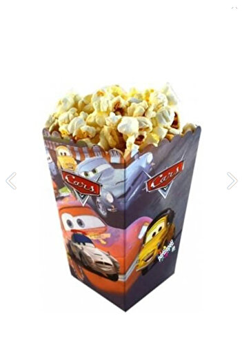 POPCORN Cars Lightning McQueen - 8 Popcorn Corn Box
