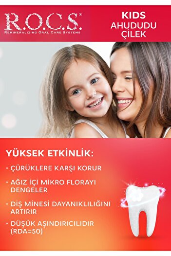 R.O.C.S. Rocs Kids 4-7 Yaş Ahududu-Çilek Diş Macunu 35 ml