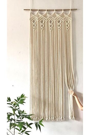 TrendSende Macrame Door Curtain (100*200)