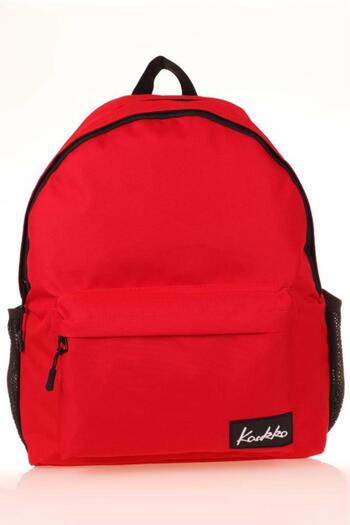 KAUKKO Red Casual School Backpack - K1618