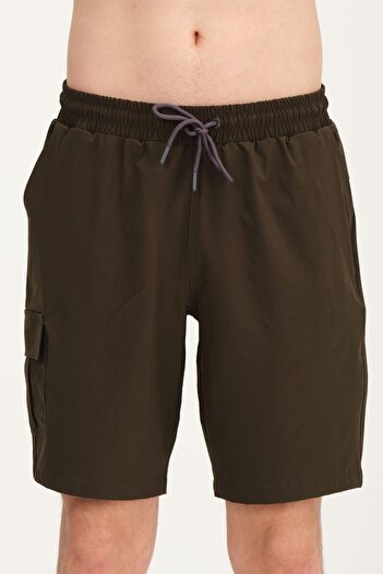 C&City Lycra Men's Swim Shorts K-225 Khaki