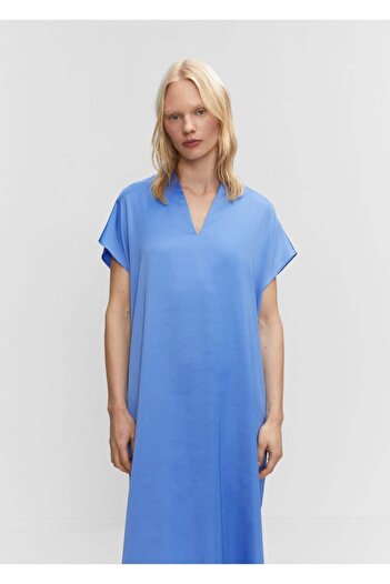 MANGO Woman Rochie cu fanta laterala