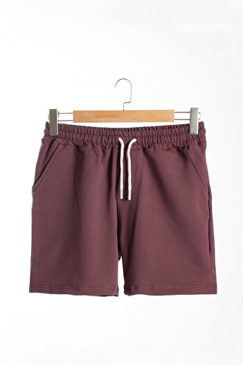 Terapi Men Erkek Bordo Basic Regular Fit Şort & Bermuda