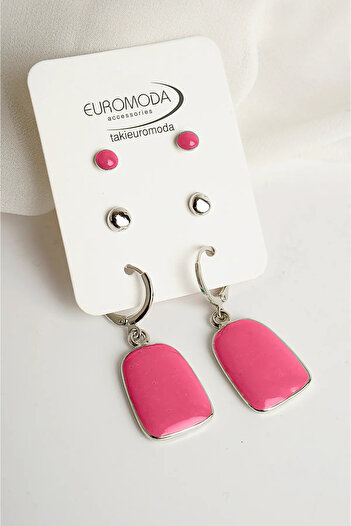 EUROMODA 3-Piece Rengarek Ball Earrings Special Design Set