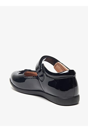 Flora Bella by Shoexpress Flora Bella Bow Applique Mary Jane School Shoes with Hook and Loop Closure