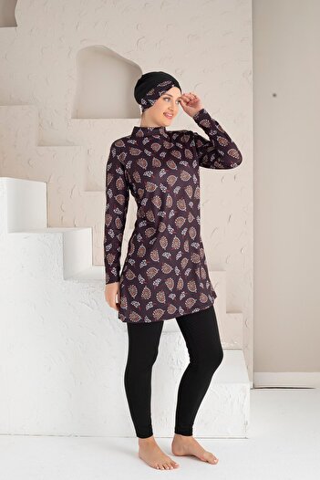 DONEX 1234 Full Covered Pad Lycra Hijab Swimsuit