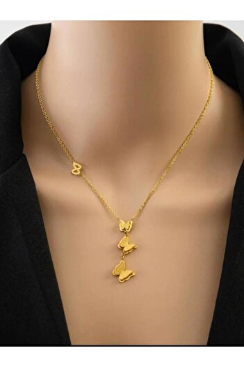 AntBls 45cm Steel Necklace