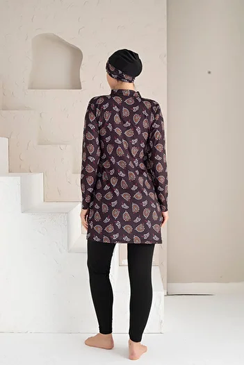 DONEX 1234 Full Covered Pad Lycra Hijab Swimsuit