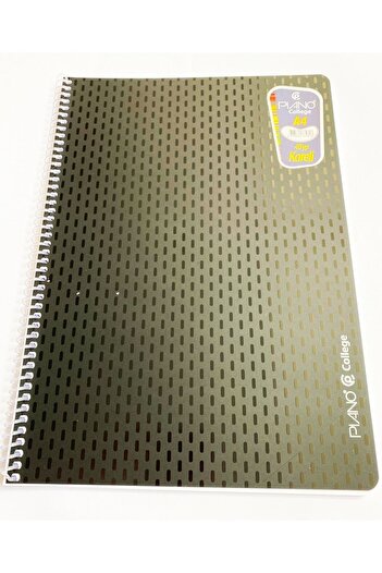 Modellino Spiral PP Cover Piano College 40 Sheets A4 Notebook - Checkered