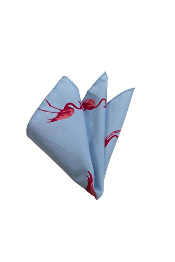 Exve Exclusive Flamengo Pattern Blue Collar Handkerchief