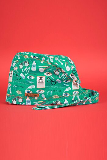 Best Bone Eye Diseases Patterned Surgical Bonnet