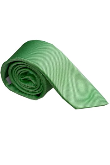 Exve Exclusive Apple Green Self-Striped Tie