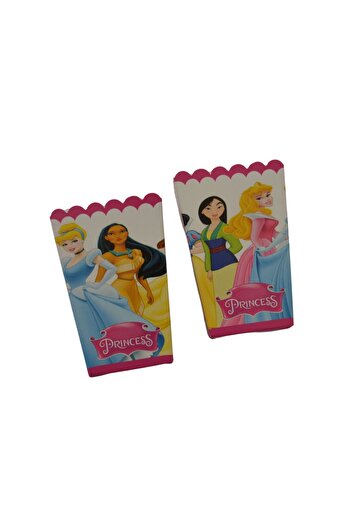TufanHome 8-Piece Princess Themed Corn Box - Popcorn Box